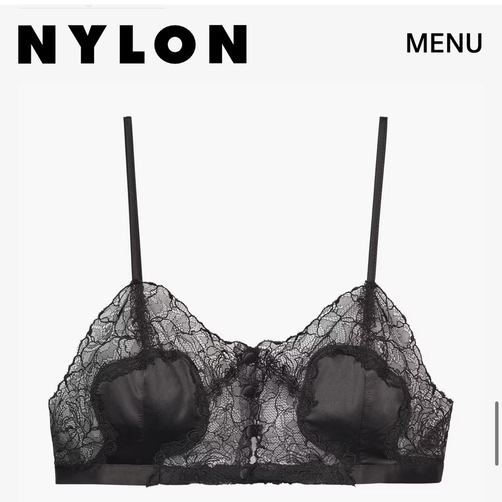 Savage X Fenty Black Lace Bandeau